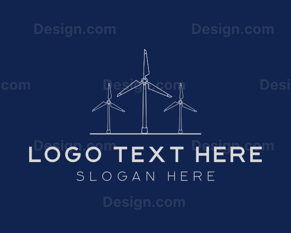 Industrial Windmill Structure Logo