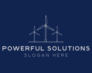 Industrial Windmill Structure logo design