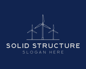 Industrial Windmill Structure logo design