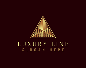 Luxury Pyramid Triangle logo design