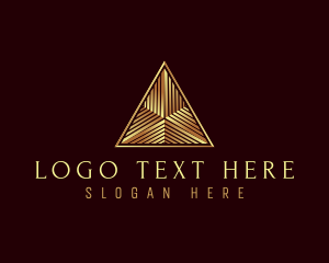 Project - Luxury Pyramid Triangle logo design