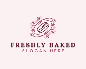 Macaron Pastry Dessert logo design