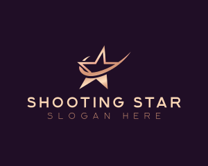 Celestial Star Swoosh logo design