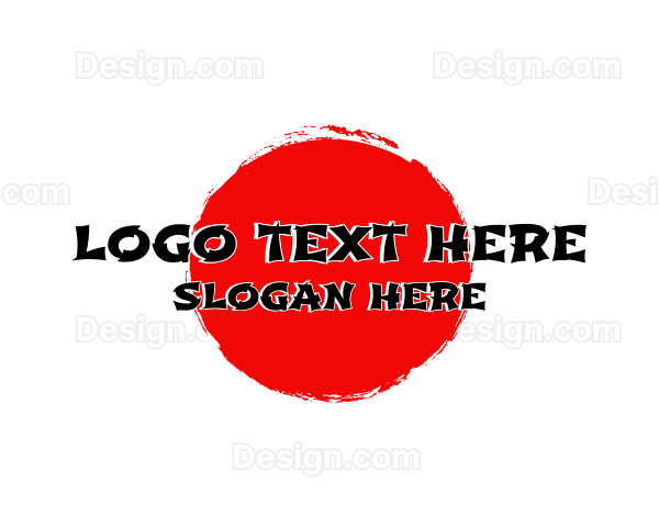 Asian Circle Wordmark Logo