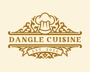 Restaurant Chef Toque logo design