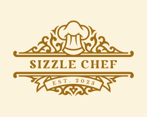 Restaurant Chef Toque logo design