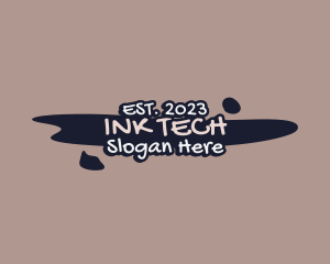 Ink Blob Studio logo design