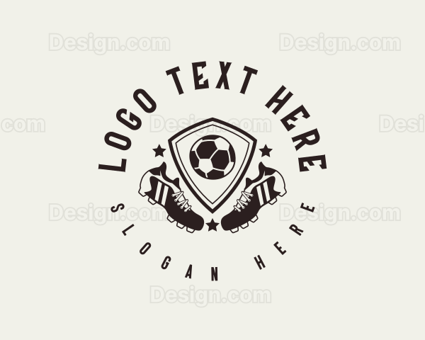 Soccer Ball Shoes Logo