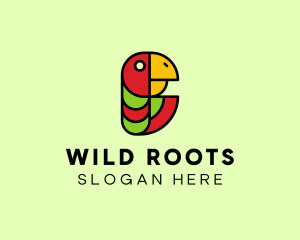 Wild Jungle Parrot logo