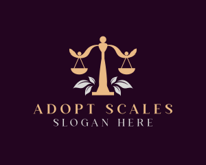 Legal Justice Scale logo design