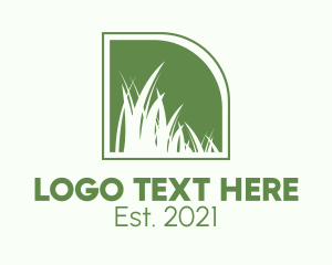 Herbs - Green Field Backyard logo design