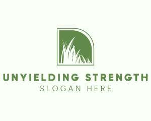 Green Field Backyard  logo design