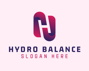 Generic Gradient Letter H logo design