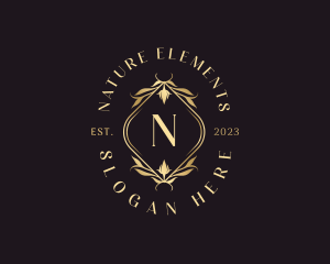 Luxury Nature Floral logo design