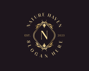 Luxury Nature Floral logo design