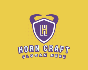 Horn Shield Gaming logo design