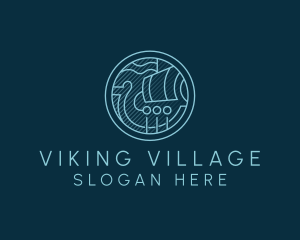 Viking Battleship Voyager logo design