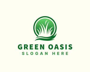 Nature Landscape Grass logo design