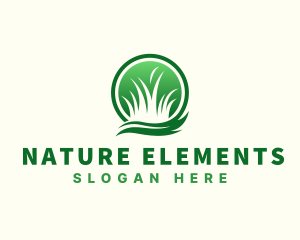 Nature Landscape Grass logo design