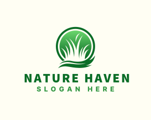 Nature Landscape Grass logo design