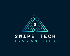 Triangle Pyramid Tech logo design