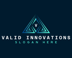 Triangle Pyramid Tech logo design