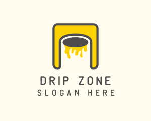 Dripping Paint App logo design