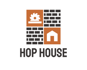 Brick Wall House  logo design