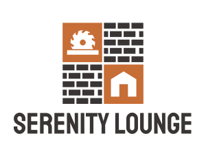 Brick Wall House  logo design