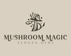 Psychedelic Mushroom Wellness logo design