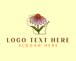 Wisconsin Coneflower Plant logo