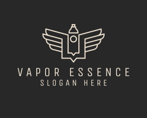 Modern Vape Wings logo design