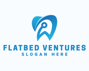 Blue Dental Tech logo design