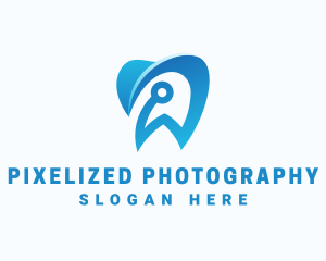 Blue Dental Tech logo design