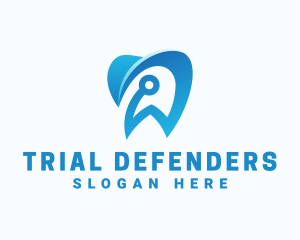 Blue Dental Tech logo design