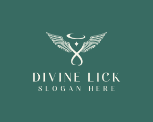 Spiritual Angel Wings logo design