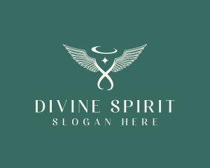 Spiritual Angel Wings logo