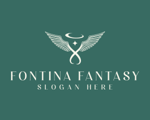 Spiritual Angel Wings logo design