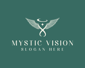 Spiritual Angel Wings logo design