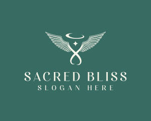 Spiritual Angel Wings logo