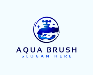 Water Drop Faucet logo design