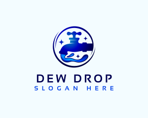 Water Drop Faucet logo design