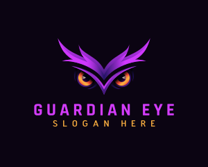 Owl Eyes Nocturnal logo design