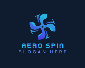 Propeller Fan Turbine logo design