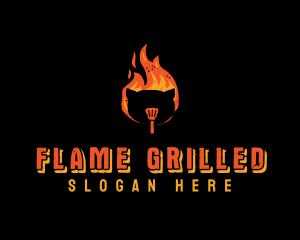 Pork Grill Barbecue logo design