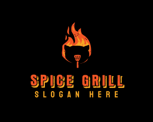 Pork Grill Barbecue logo design