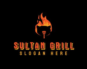 Pork Grill Barbecue logo design