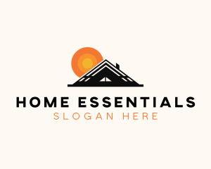 Home Repair Roofing logo design