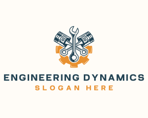 Engine Machinery Wrench logo