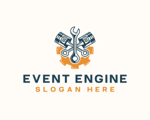 Engine Machinery Wrench logo